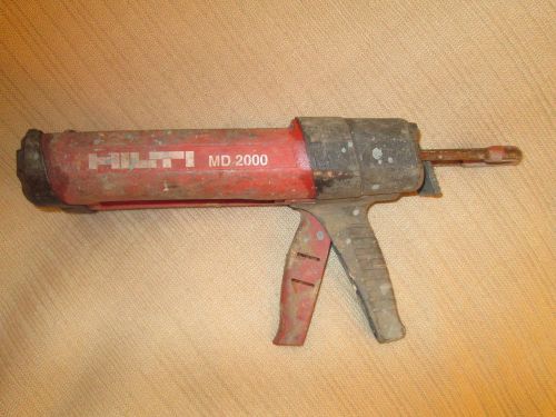 Hilti MD2000 Two (2) Part Epoxy Caulk Gun Adhesive Sealant Used Works Fine