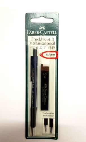 FABER CASTELL Druckbleistift SET Mechanical pencil  0.5 MM. BLUE METALLIC