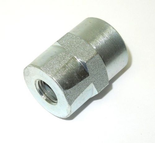 1/4&#034; x 1/8&#034; NPT HEX FEMALE REDUCING UNION PLATED STEEL HYDRAULIC NEW &lt;5000-04-02