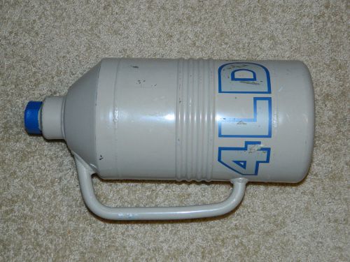 Taylor Wharton 4LD Liquid Nitrogen Cryogenic Dewar Tank w/ Cap - Great Condition