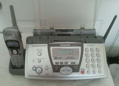 PANASONIC KX-FPG377 COMPACT PLAIN PAPER FAX MACHINE 2.4 ghz CORDLESS A.M.