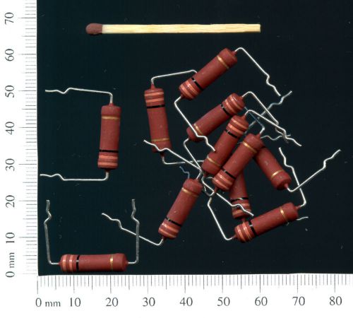 100x BC Components / Vishay PR03 33R 33 Ohm 3W 5% metal film power resistors