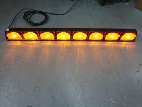 Federal Signal Master 42&#034; Amber lightbar SML8-30 w/ switch box SMC5 7&#039; cord #3