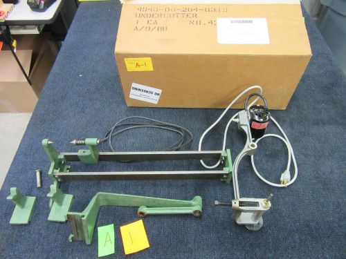 HULLHORST TOOLS UNDERCUTTER ARMATURE LATHE 1/10 HP DAYTON MOTOR  NOS NEW