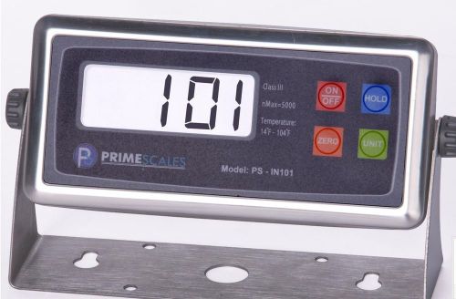 Scale Indicator LCD Readout with AC Adapter 110v-240v,Units lb/kg/oz, New