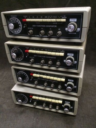 4 each GS 2001 Function Generators, generator