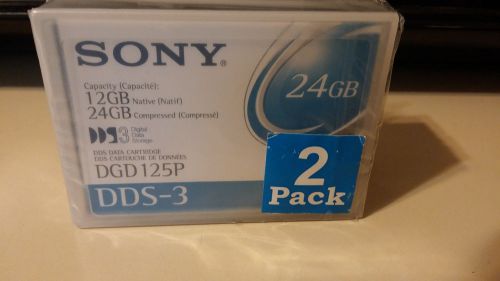 SONY, DDS3 TAPE, 2 PACK