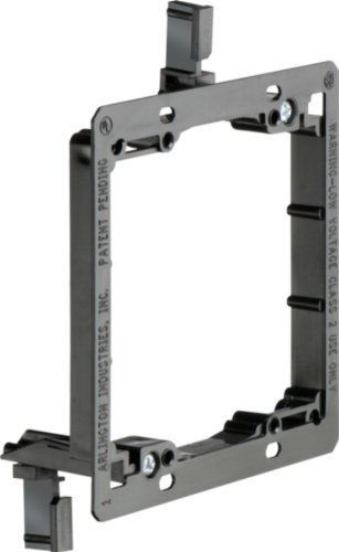 Arlington Industries Arlington LV2-5 Low Voltage Mounting Bracket, 2-Gang,