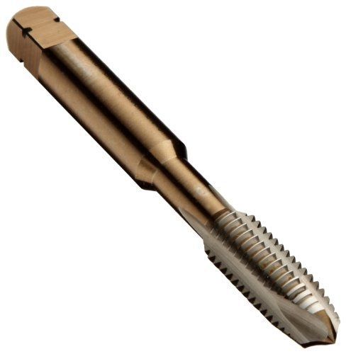 Dormer E005 Powdered Metal Spiral Point Threading Tap, Gold Oxide Finish, Round