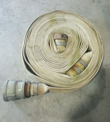 2&#034; x 50&#039; Ultimate Single Jacket Lay-Flat Mill Hose Coupled w/Aluminum Camlocks