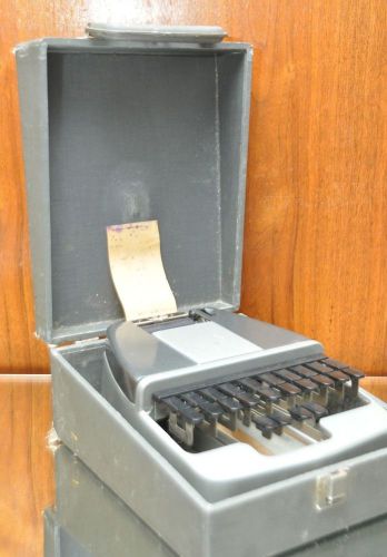 Stenography Vintage Court Reporting Machine With Case Short Hand by Stenotype