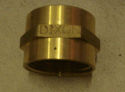 NEW DIXON FIRE HYDRANT HEX DOUBLE FEMALE BRASS ADAPTER FFH1515F