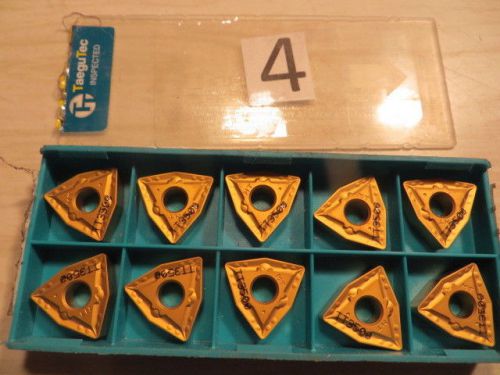 -New- (10) Taegu Tec WNMG 432 MT TT3500 Indexable Carbide Inserts