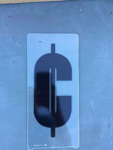 Gemini 8&#034; plastic Marquee Sign Letter Symbol &#034;cent&#034; Replacement