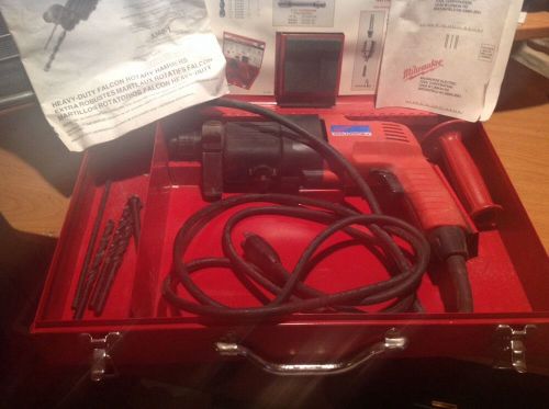 Used Milwaukee 5366-1,3/4 Inch Falcon Heavy Duty Rotary Hammer Drill w/Case...nt