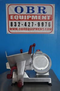 DEMO BERKEL MODEL 827A-PLUS MANUAL GRAVITY FEED MEAT SLICER 1/2 HP SHARPENER INC