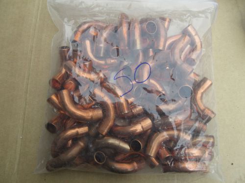 Copper Fittings 50 pc.3/4&#034; I.D.HVAC 90 deg.Lg R FTGxC,