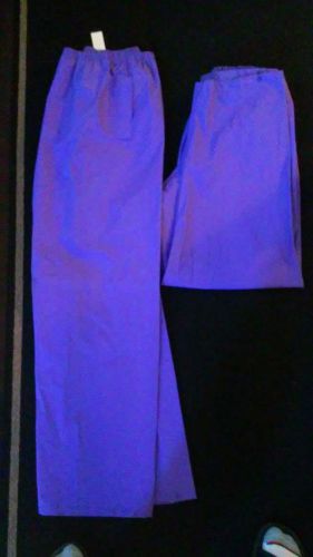 Dutch Harbor Gear Rain Pants RW320 Purple 2XL Elastic Waste Lot of 2