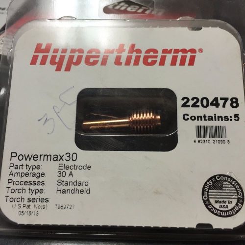 HYPERTHERM 220478 PLASMA ELECTRODE # 220478