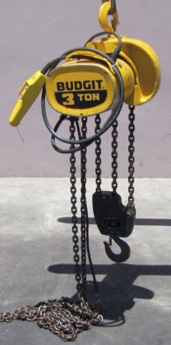 BUDGIT 3 TON ELECTRIC CHAIN HOIST