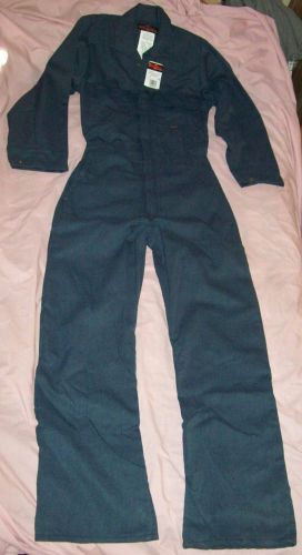 Men&#039;s BIG BILL Mechanics Coveralls FR Flame Resistant work NWT Blue S-Reg NEW