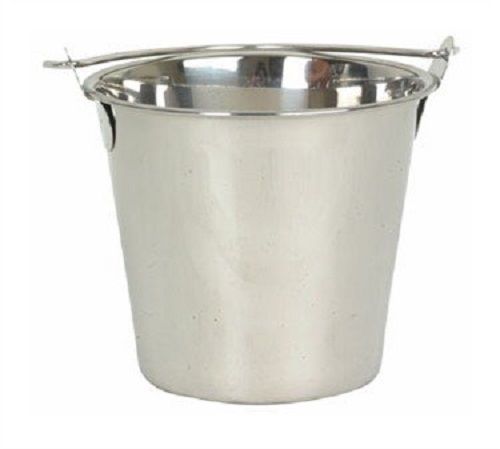 Thunder Group SLPAL013 Swing Handle Stainless Utility Pail, 13-Quart, Set Of 12