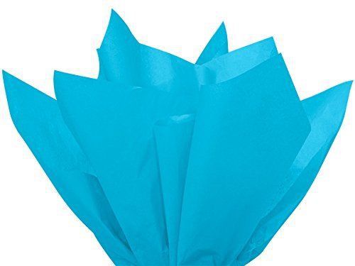 Turquoise Tissue Paper 20&#034; X 30&#034; - 48 Sheet Pack