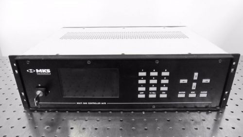 G127812 MKS Instruments 647B8RONE Rack Mount Multi Gas Controller 647B w/One Key