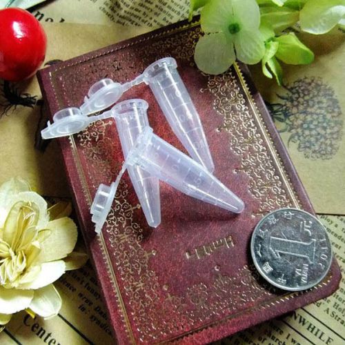 10pcs 5ml Plastic Seed Storage Pil Case Tube Cup Plug Gardening Planting Tools