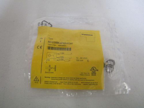 TURCK PROXIMITY SWITCH Ni3-EG08K-AP6X-H134 *NEW IN FACTORY BAG*