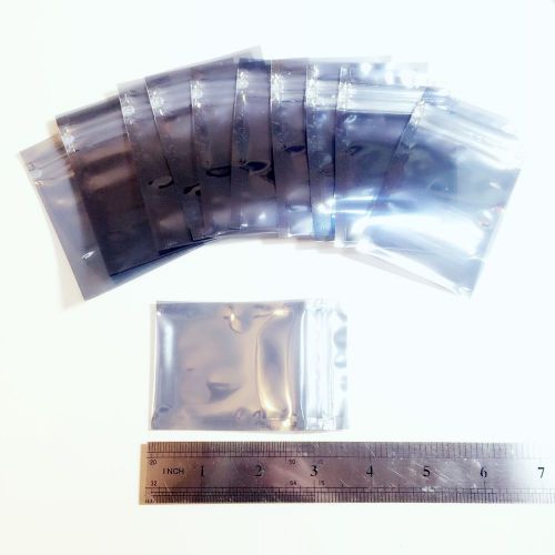 25 Anti Static Bags Wholesale Package ZIP LOCK Bags 2&#034; x 3&#034;_50 x 76mm