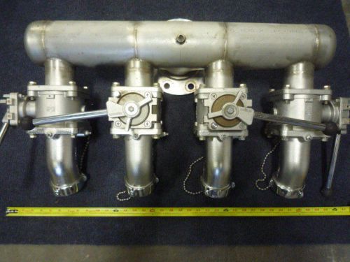 Hale Torrent SVS Stainless Steel Fire Pump Manifold 5&#034; Flange to (4) 2.5&#034; Valves