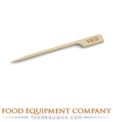 Tablecraft BAMP35V Veg Pick 3-1/2&#034; bamboo  - Case of 1200