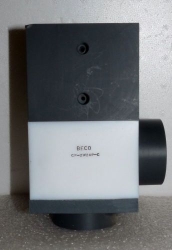 NEW BECO CR-2W24P-C CORROSION RESISTANT TEFLON AIR VALVE CLOSED 1-1/4&#034; FNPT 2WAY