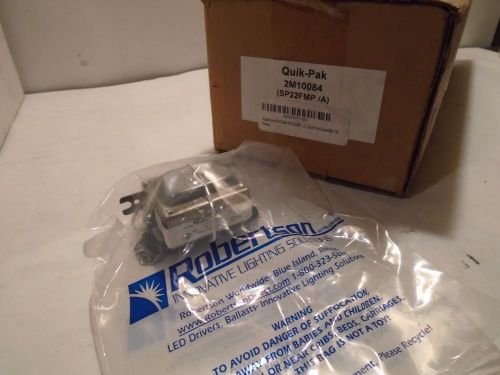 NEW QUIK PAK 2M10084 OF 10 ROBERTSON 2M10084 CAT NO. SP22FMP REACTANCE BALLASTS