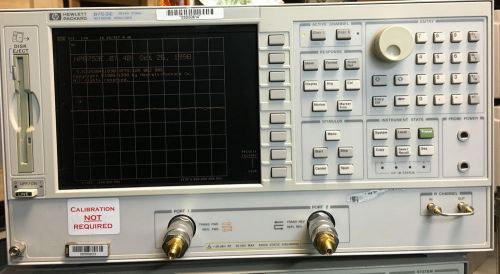 Agilent / hp 8753e network analyzer, 30 khz to 6 ghz w/ opt 002 , 006 &amp; 1d5 for sale