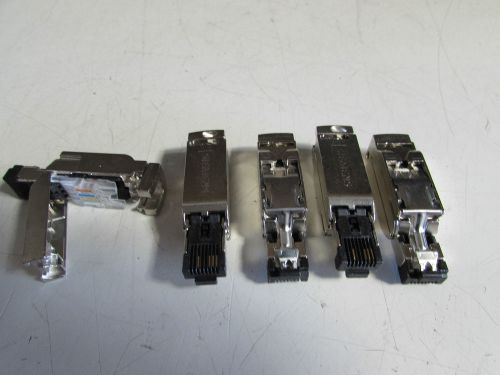 5-SIEMENS 6GK1901-1BB10-2AA0 INDUSTRIAL ETHERNET  RJ45 PLUG 180 DEG, N/NIB!