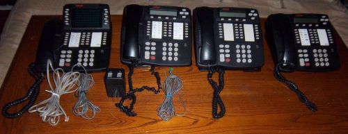 Avaya 4412D+ &amp; 4424LD+ Phone Lot of 4 Businees/Office Telecommunications System