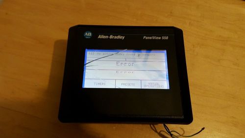 Allen bradley 2711-T5A5L1 Panelview 550 Touchscreen RS-232 broken screen