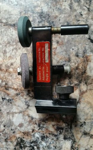 BIRO/BIZERBA MEAT SLICER MODEL G13 SHARPENER ASSEMBLY--VERY GOOD STONES