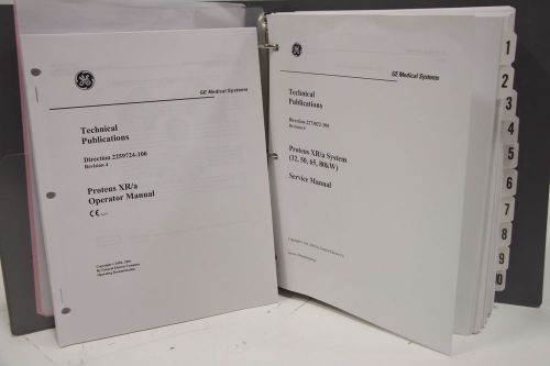 GE Medical Technical Publications 2273022-100 Rev 6 Proteus XR/a 32 50 65 80kW