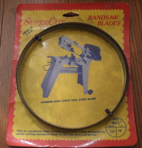 SUPERCUT BANDSAW BLADE  64 1/2&#034; LENGTH  1/2&#034;  T.P.I 14  NEW