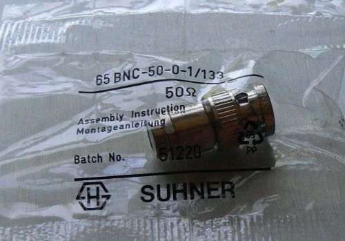 SUHNER 65 BNC-50-0-1/133 50 Ohm BNC Terminator - Unused