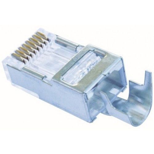 Platinum Tools 100022 Shielded EZ-RJ45 Connector for Cat5e &amp; Cat6