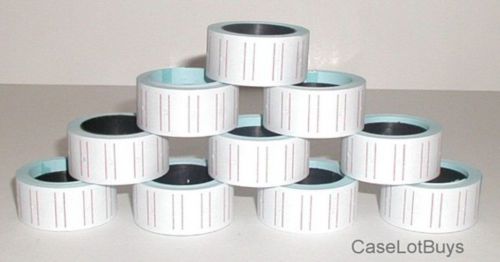 (1) Sleeve 10 Rolls (5000) PRICE TAG STICKER LABELS - MX-989, M-5500, MX-5500 Wh