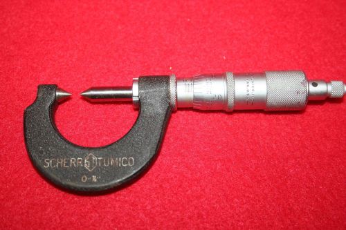 0-1 &#034; USED SCHERR TUMICO THREAD  MICROMETER