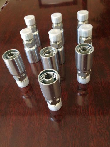 08u-108 weatherhead coll-o-crimp hose fittings, interchange style mp-8-8, 10 pc. for sale