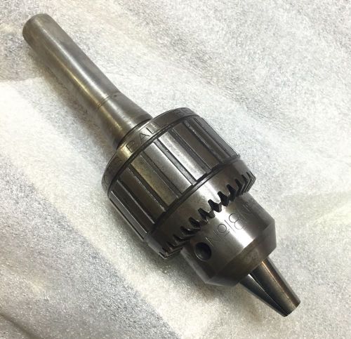 Jacobs 18N Ball Bearing Drill Chuck 1/8&#034;-3/4&#034; Capacity R8 Shank w Key