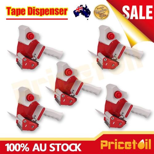 5pcs packing tape dispenser gun 48mm roll sticky packaging dispenser low noise for sale