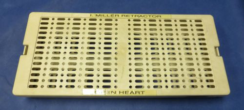 ASP Rigid Scope Plastic Sterilization Tray Case 18&#034; x 8&#034;x 2-1/2&#034;